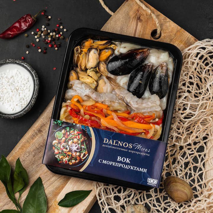 Лапша Вок с морепродуктами