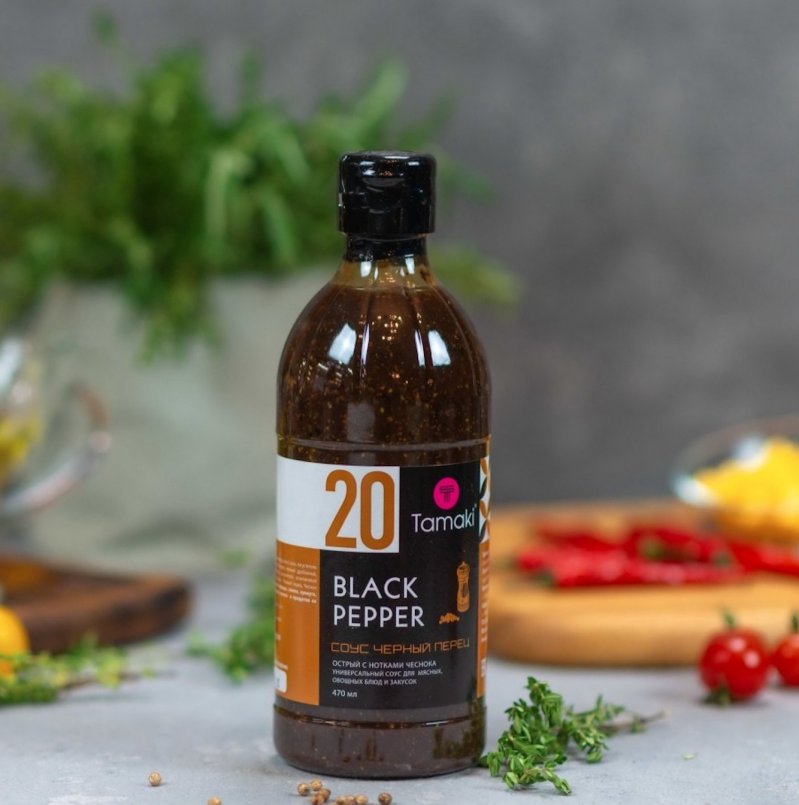 20 Соус черный перец Tamaki 0,47л
