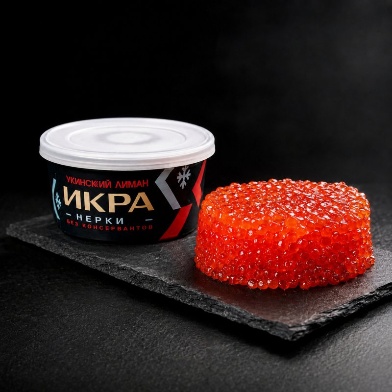 Икра нерки зернистая Укинский Лиман 125 гр.